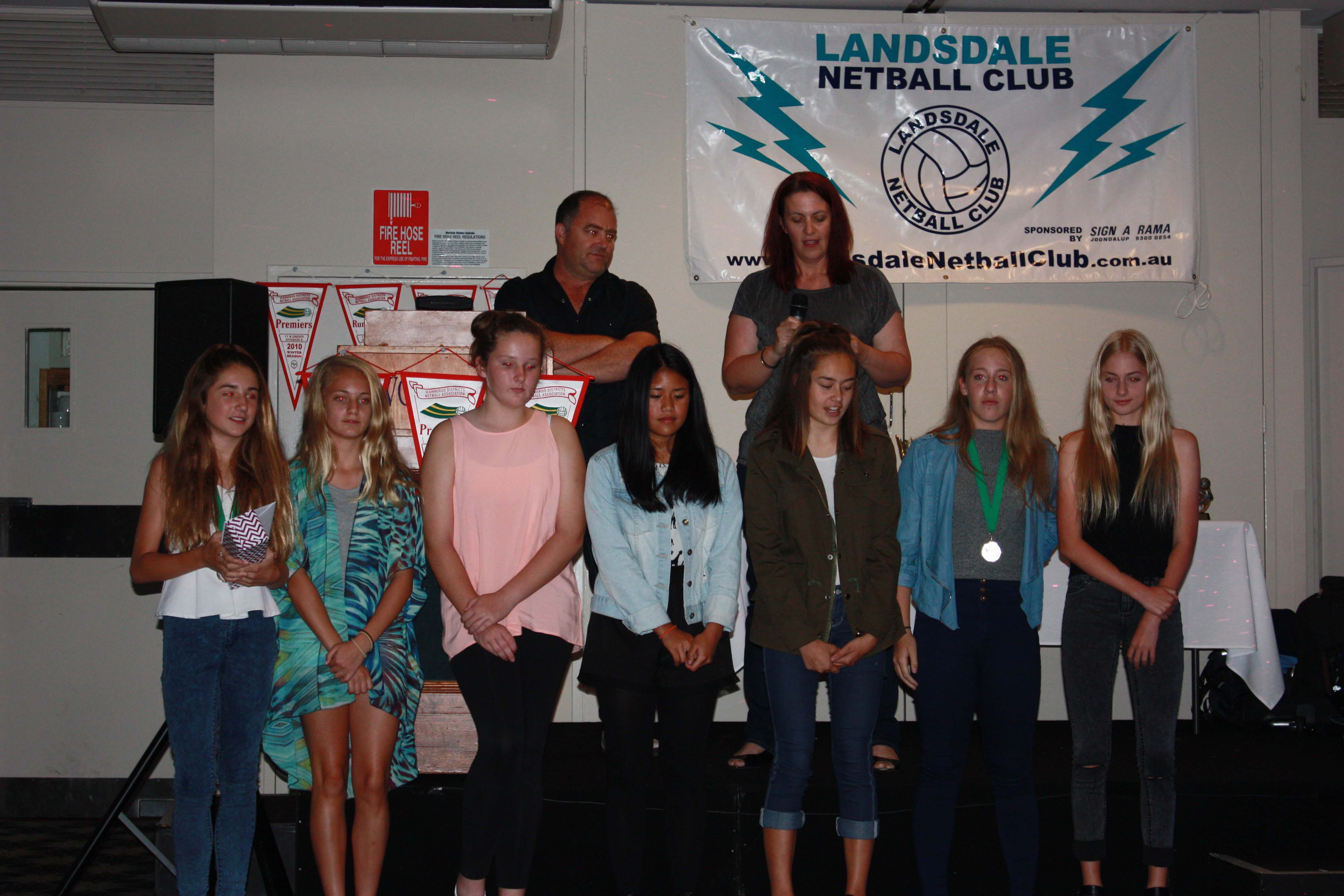 Landsdale Netball Club Trophys30